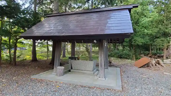 栗沢神社の手水舎