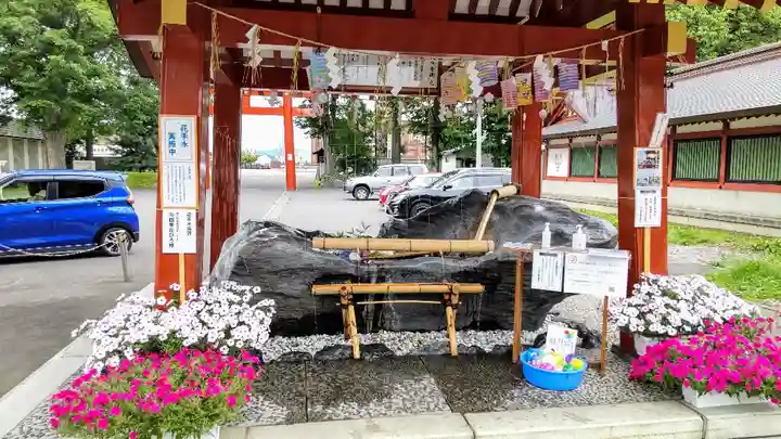 北海道護國神社の手水舎