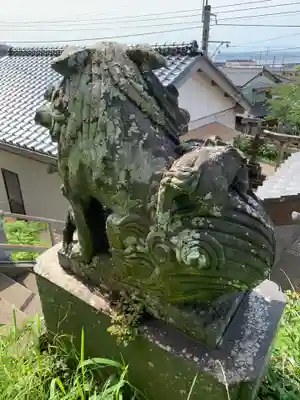 真浦神社の狛犬