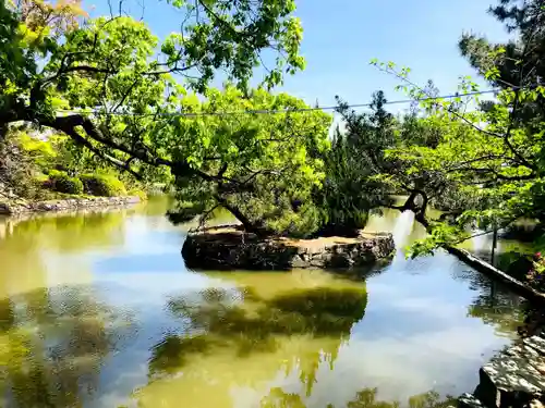 風浪宮の庭園