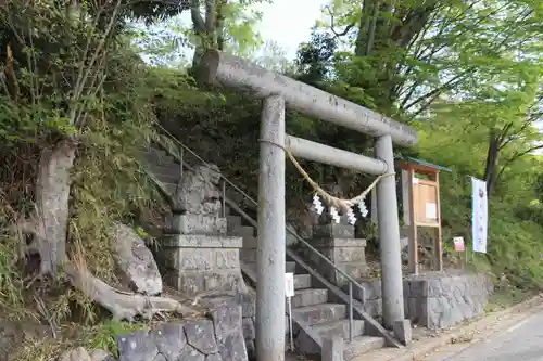 阿久津「田村神社」（郡山市阿久津町）旧社名：伊豆箱根三嶋三社の鳥居