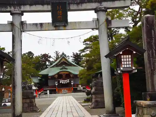 五泉八幡宮の鳥居