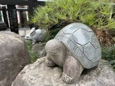 亀ケ池八幡宮の狛犬