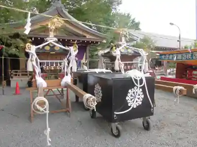 白旗神社のお祭り