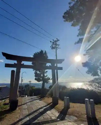 幡頭神社の鳥居