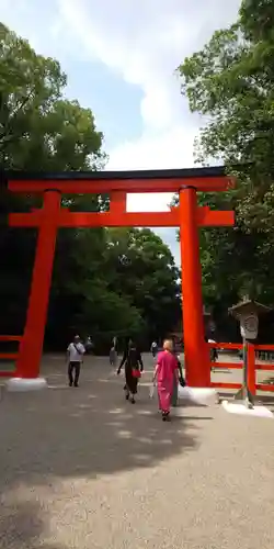 賀茂御祖神社（下鴨神社）の鳥居