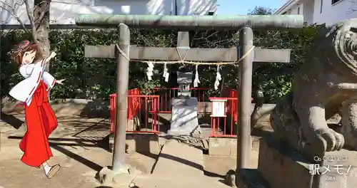 十二社神社の鳥居