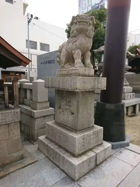 上の天神 生根神社の狛犬