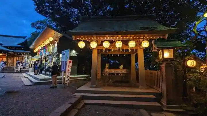 検見川神社の手水舎
