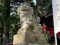 坪沼八幡神社の狛犬