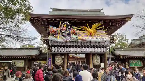 寒川神社の山門