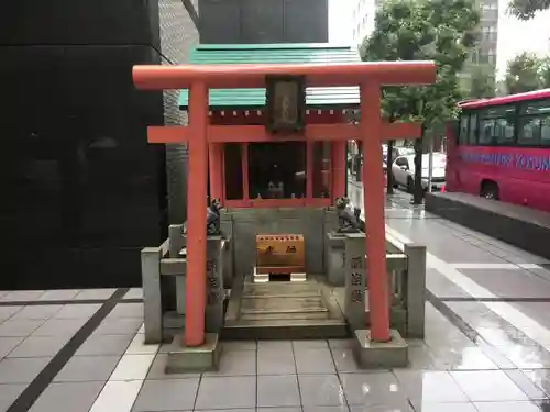 明治座稲荷神社の鳥居