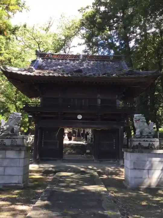 弓削神社の山門・神門