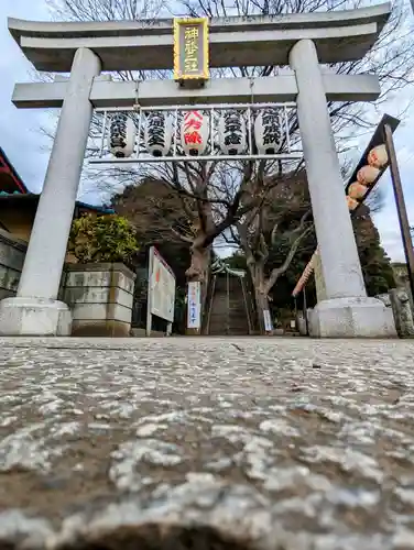 検見川神社の鳥居