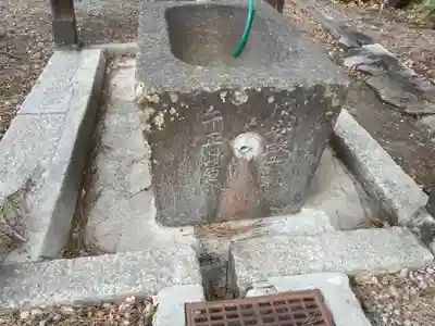 二ツ杁神明社の手水舎