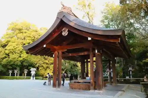 橿原神宮の手水舎