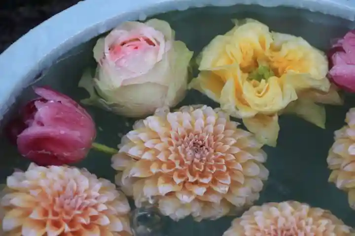 開成山大神宮の手水舎