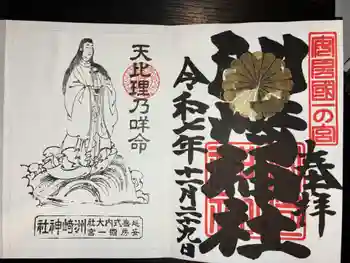 洲崎神社の御朱印 2025年11月