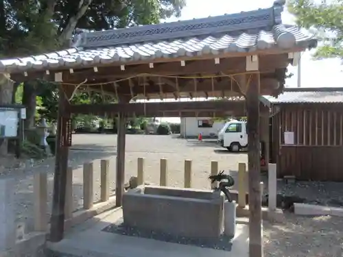 宝来山神社の手水舎