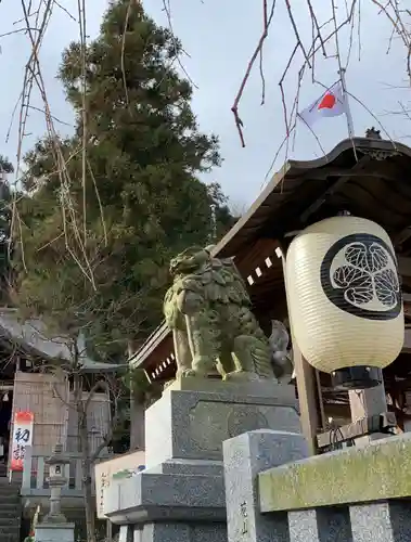 毛谷黒龍神社の狛犬