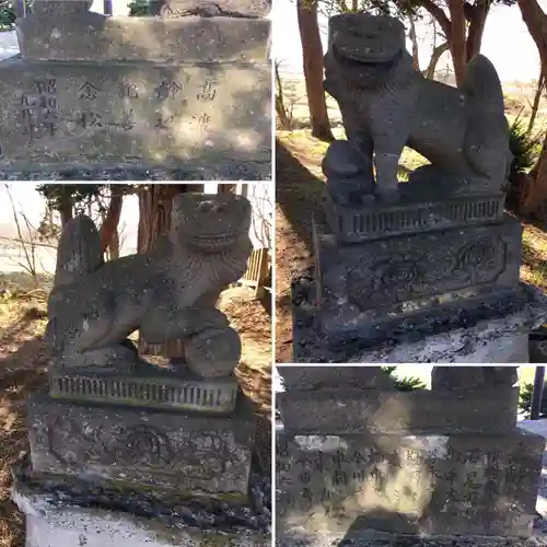 八幡神社の狛犬