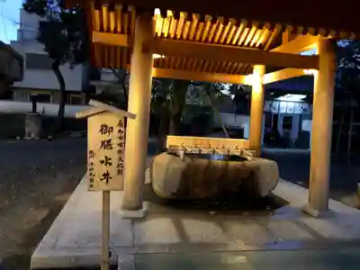 桑名宗社（春日神社）の手水舎