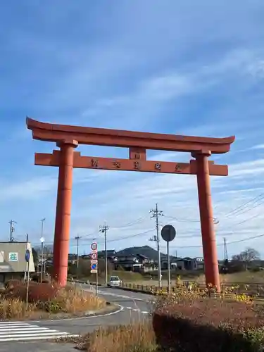 常陸国出雲大社の鳥居