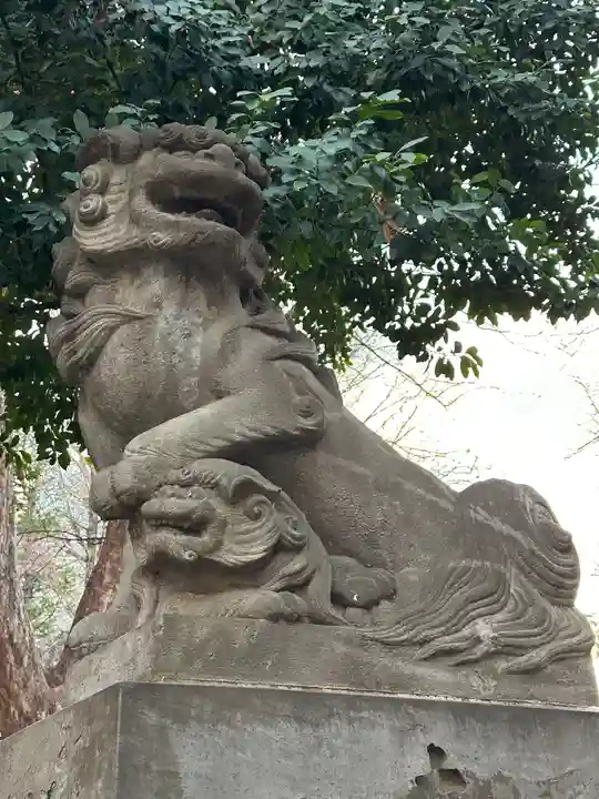 花園神社の狛犬