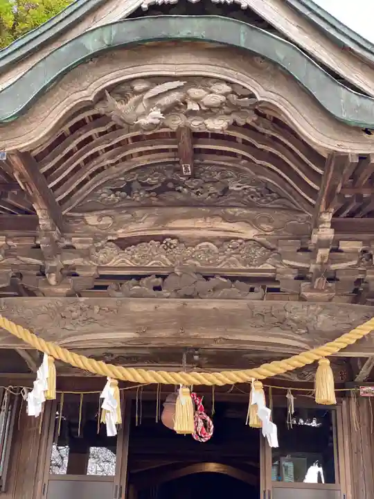 溝口竃門神社の本殿・本堂