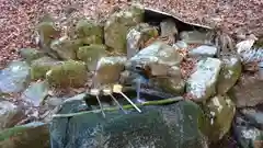 大嶽山那賀都神社の手水