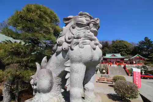 足利織姫神社の狛犬