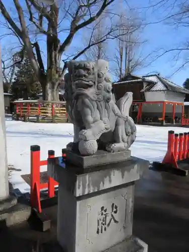 上野総社神社の狛犬