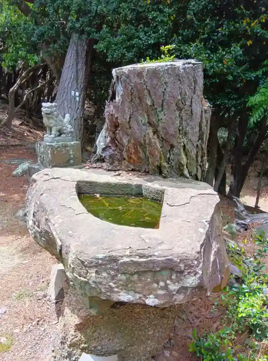 天照神社の手水舎