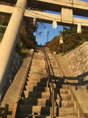 武州柿生琴平神社の鳥居