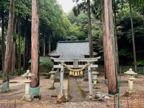 杣山神社の鳥居