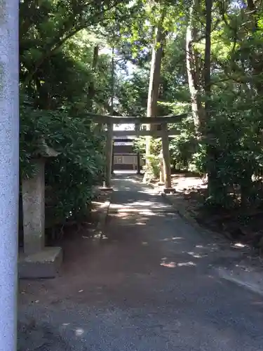 神戸神舘神明社の鳥居