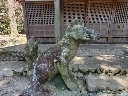 平田稲荷神社の狛犬