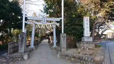 北本氷川神社の鳥居