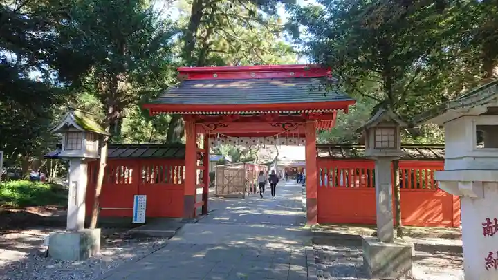 息栖神社の山門・神門