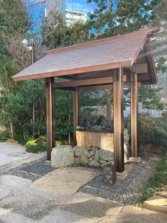 六本木天祖神社の手水舎