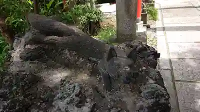 天明稲荷神社の狛犬
