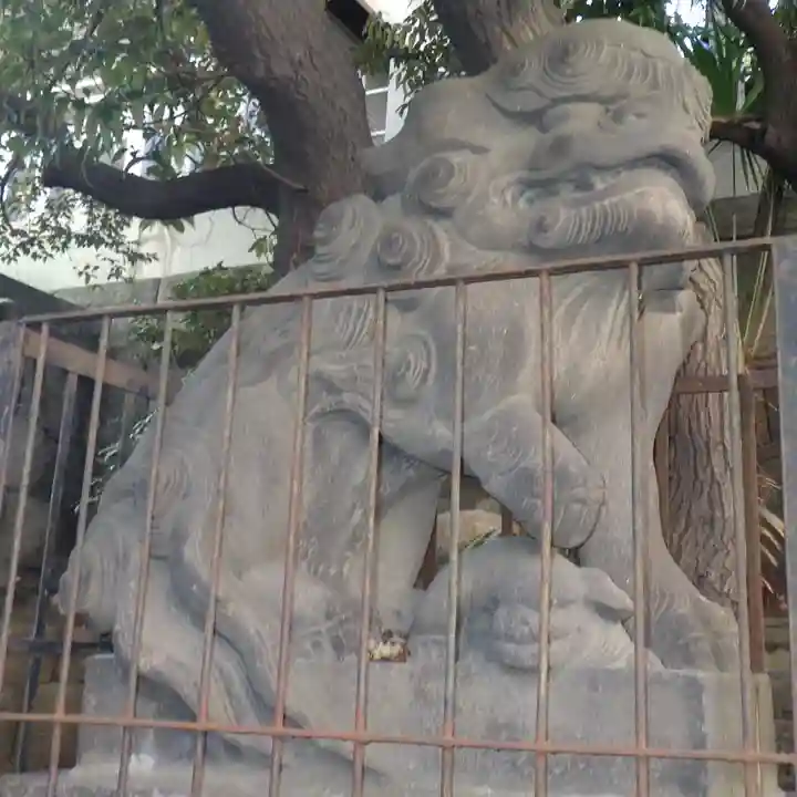 御田八幡神社の狛犬