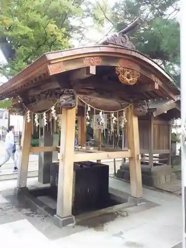 松戸神社の手水舎