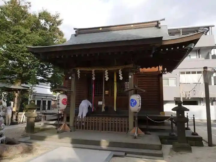 松戸神社の本殿・本堂