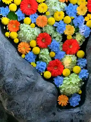 月寒神社の手水舎