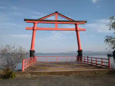小唐崎神社の鳥居