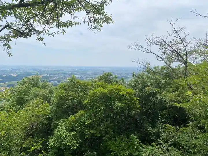 三毳神社(奥宮)の景色