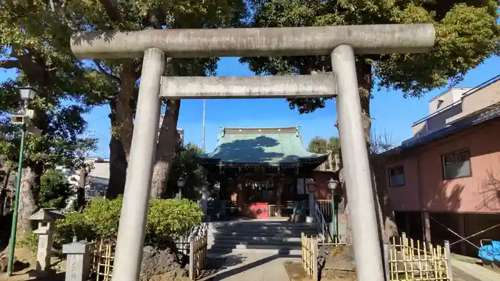 小村井 香取神社の鳥居