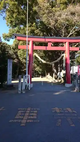 生品神社の鳥居