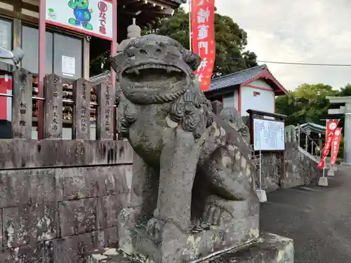 八幡竃門神社の狛犬